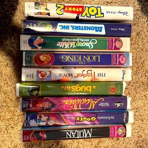 9 VHS videos